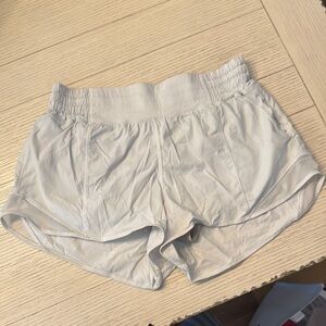 Lululemon Athletica White Athletic Shorts